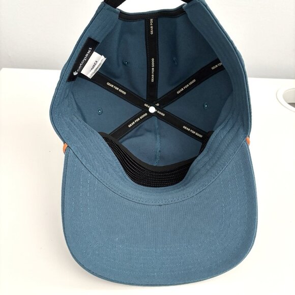 Cotopaxi Steps to the Sun Heritage Rope Hat in Abyss Teal with Buckle Closure - Picture 5 of 6